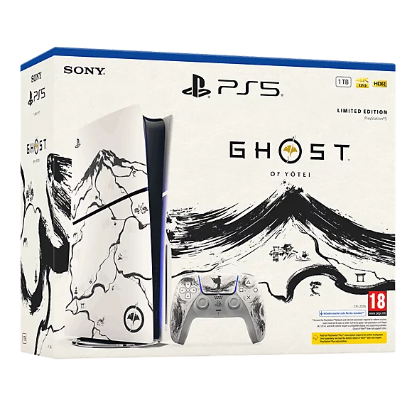 Sony Playstation 5 Slim Standard - Ghost of Yotei Black Limited Edition (2 Years Warranty)