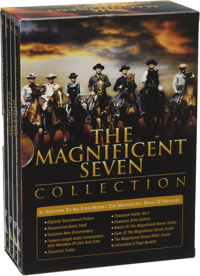 The Magnificent Seven Collection – DVD Classic Western Yul Brynner Steve McQueen MGM