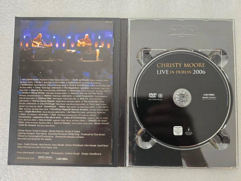 Christy Moore – Live in Dublin 2006 DVD Music Concert Film