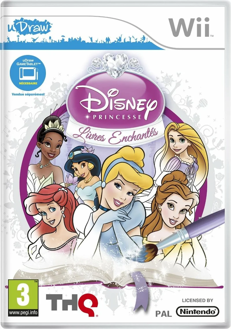 Disney Princess Enchanting Storybooks – Nintendo Wii Family Adventure Game THQ
