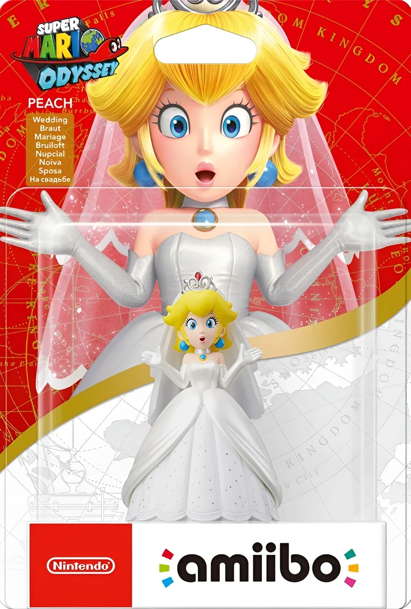 amiibo | Super Mario Odyssey | Peach Wedding Outfit Figure