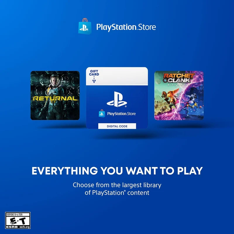 $25 PlayStation Store Digital Gift Card
