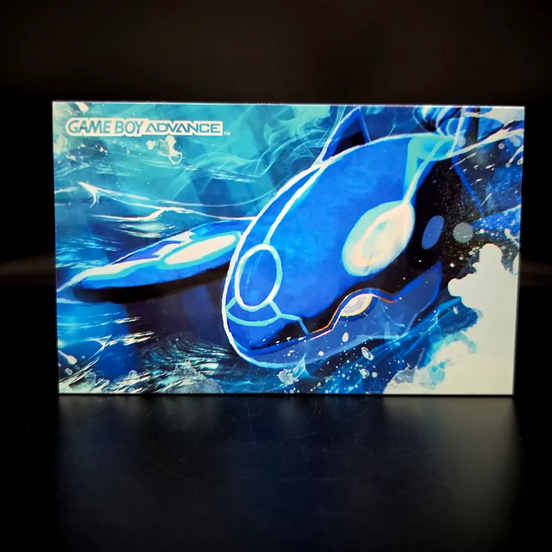 Nintendo Game Boy Advance (GBA) Custom Kyogre Backlit Handheld Console