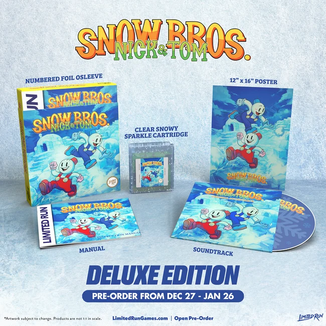 Snow Bros. Nick & Tom Deluxe Edition [Limited Run] Game Boy