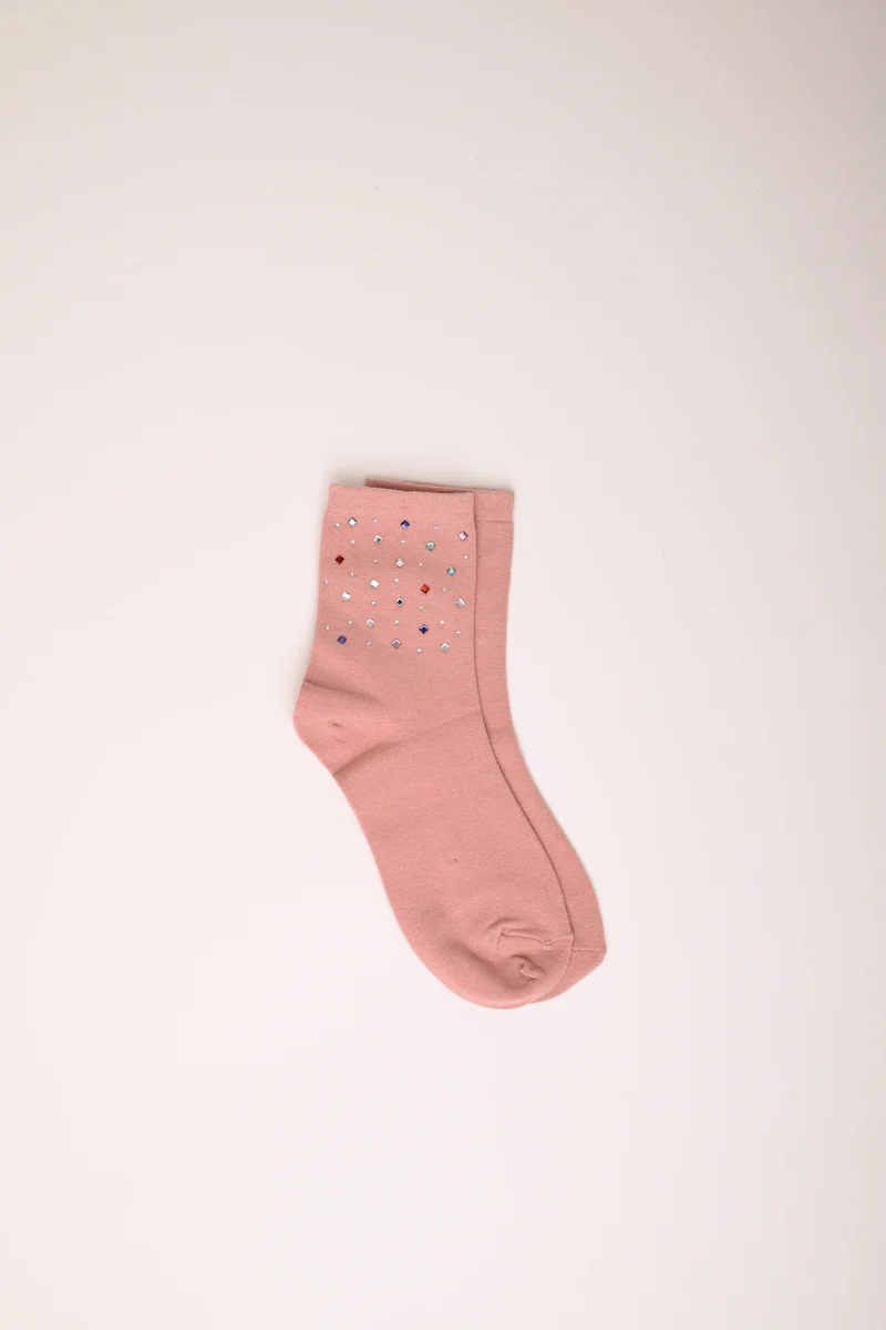 Set di due paia di calzini con strass