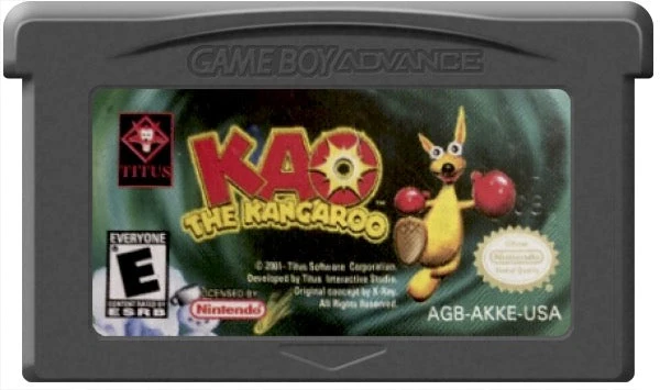 Kao the Kangaroo - Nintendo Game Boy Advance
