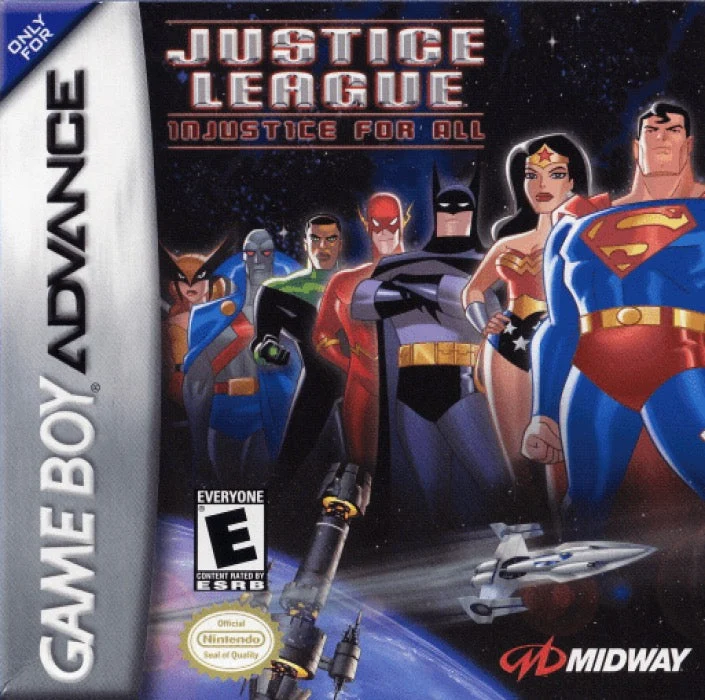 Justice League Injustice for All - Nintendo Game Boy Advance