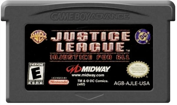 Justice League Injustice for All - Nintendo Game Boy Advance