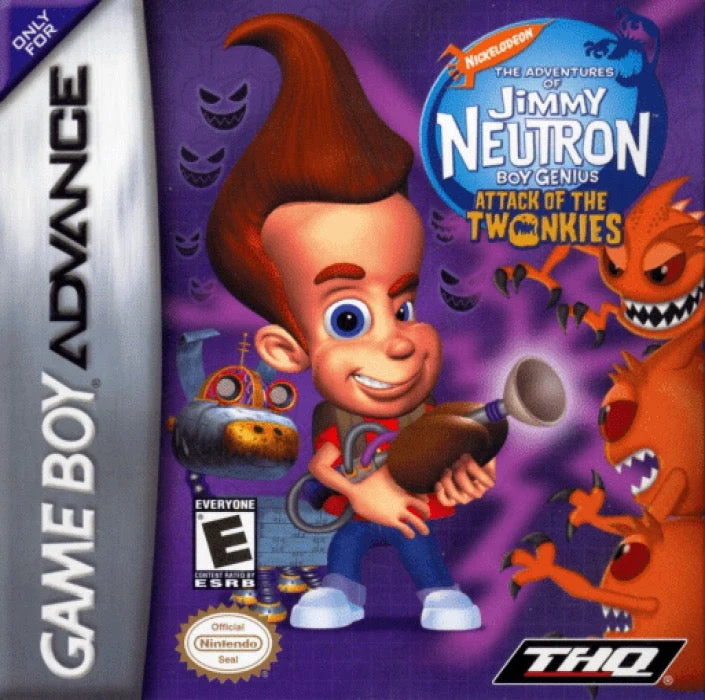 Jimmy Neutron Attack of the Twonkies - Nintendo Game Boy Advance