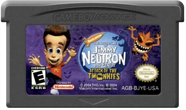 Jimmy Neutron Attack of the Twonkies - Nintendo Game Boy Advance