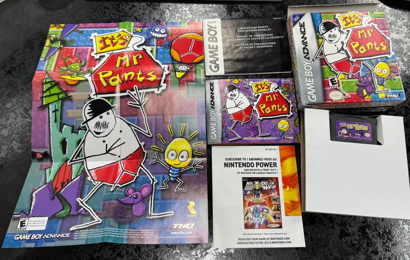 It's Mr Pants - Nintendo Game Boy Advance