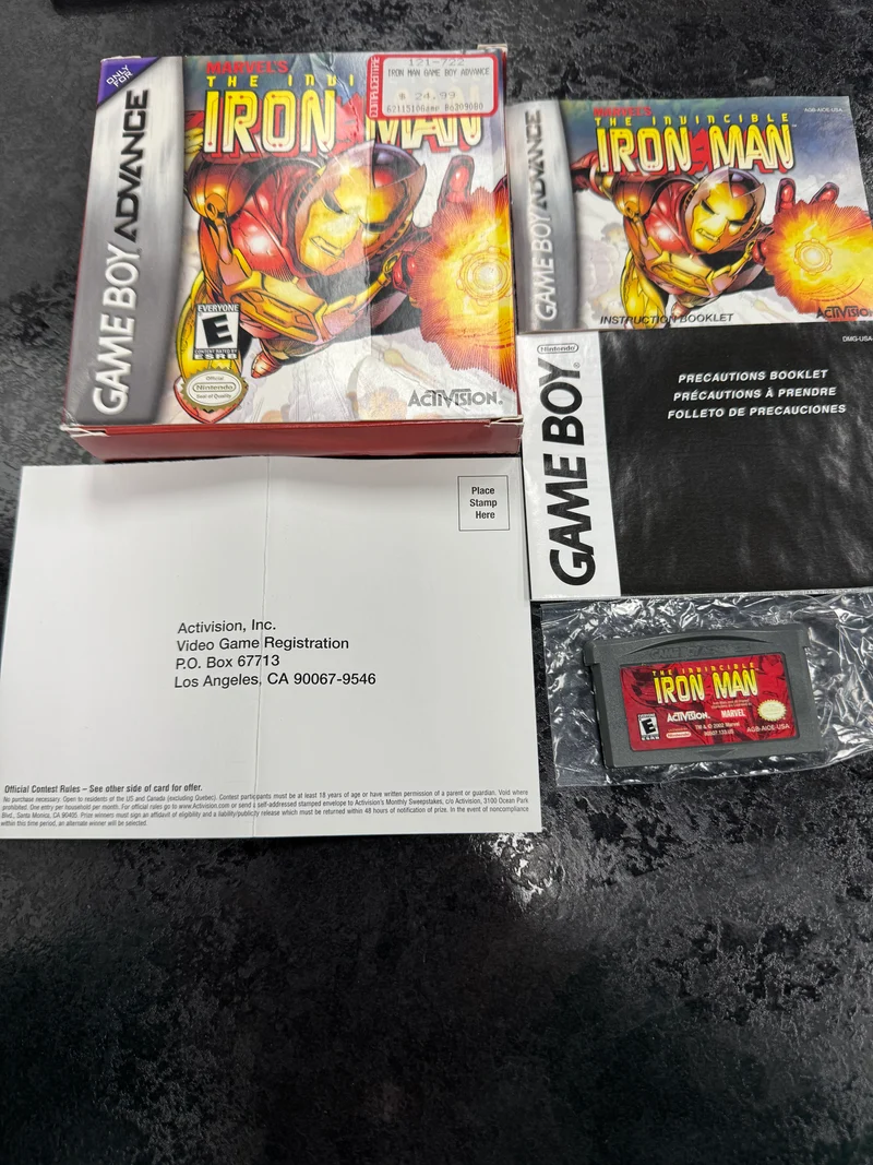 Invincible Iron Man - Nintendo Game Boy Advance