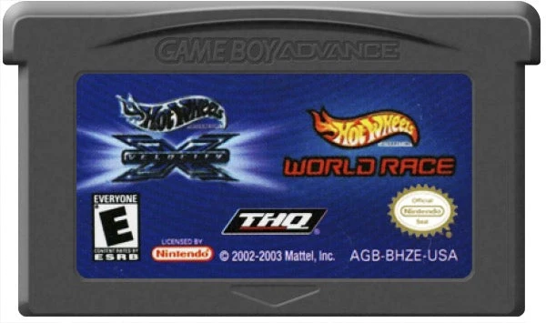 Hot Wheels Velocity X & Hot Wheels World Race - Nintendo Game Boy Advance
