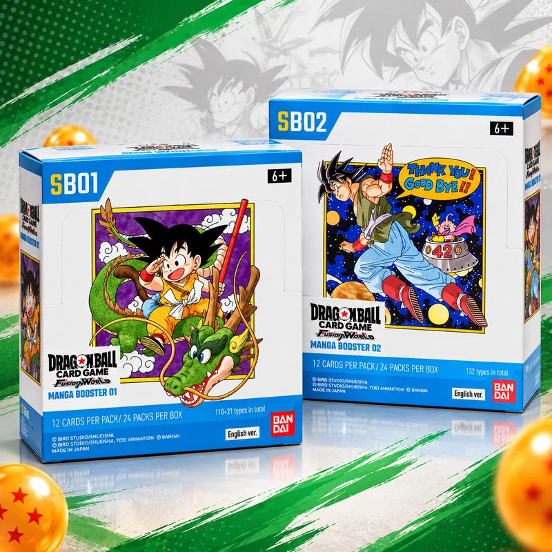 Dragon Ball Fusion World SB01 + SB02 ENG (Combo 2 Box)