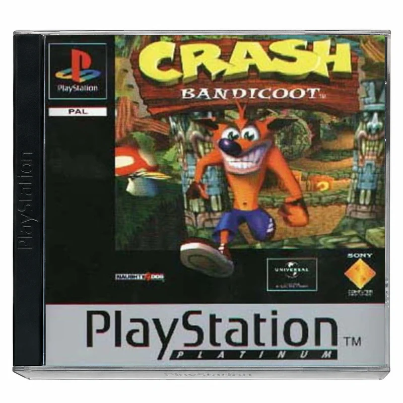 Crash Bandicoot PS1 Platinum - Usato