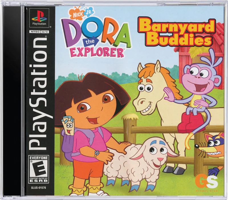 Dora the Explorer Barnyard Buddies - Sony PlayStation 1 (PS1)