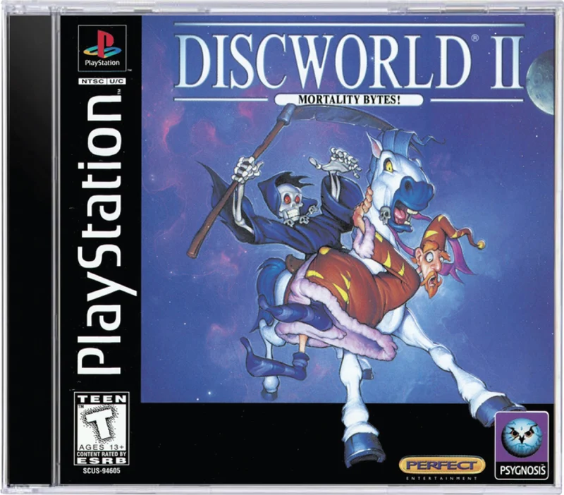 DiscWorld II Mortality Bytes - Sony PlayStation 1 (PS1)
