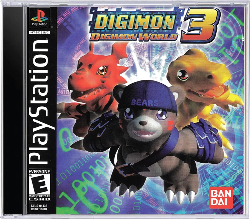 Digimon World 3 - Sony PlayStation 1 (PS1)