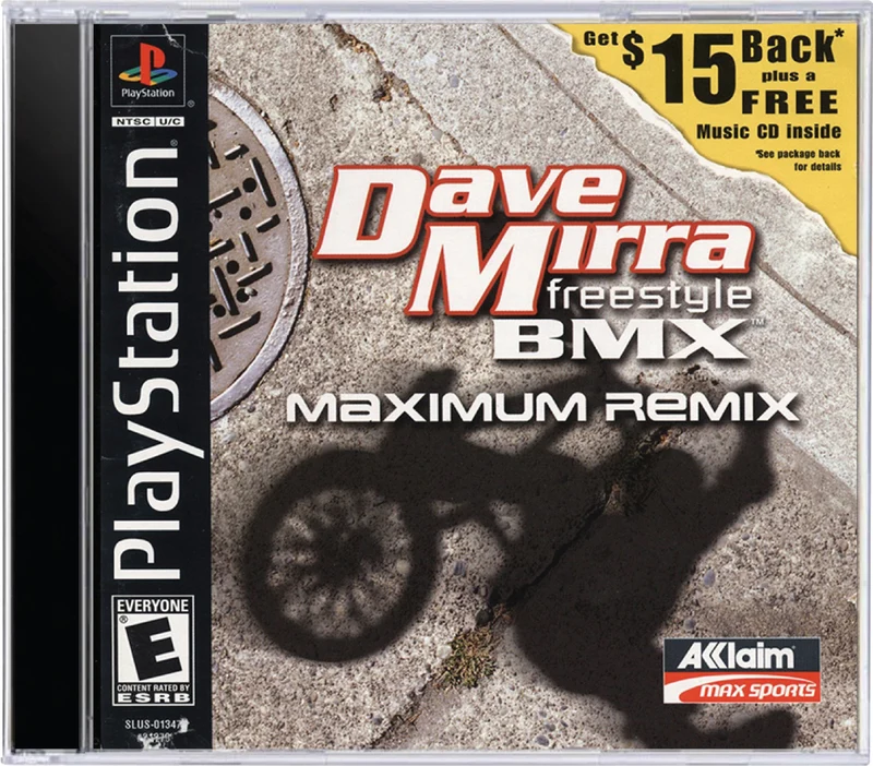 Dave Mirra Freestyle BMX Maximum Remix - Sony PlayStation 1 (PS1)