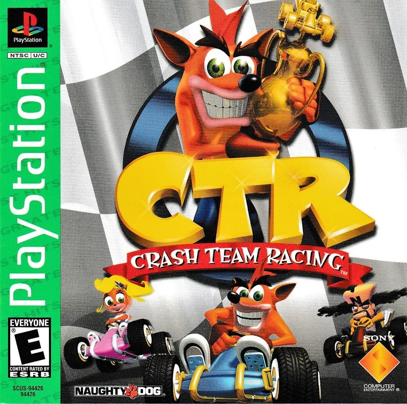 CTR Crash Team Racing - Sony PlayStation 1 (PS1)