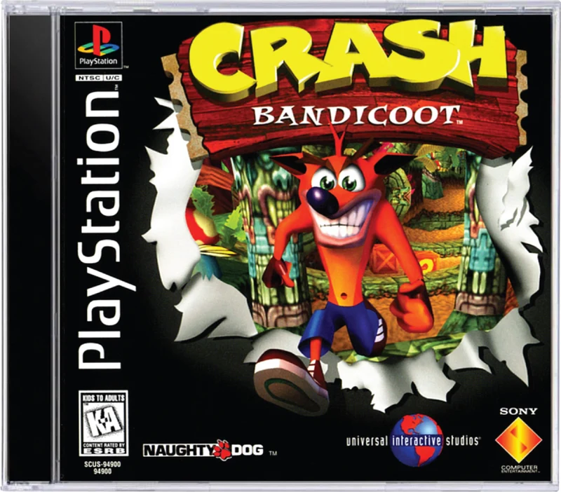 Crash Bandicoot - Sony PlayStation 1 (PS1)