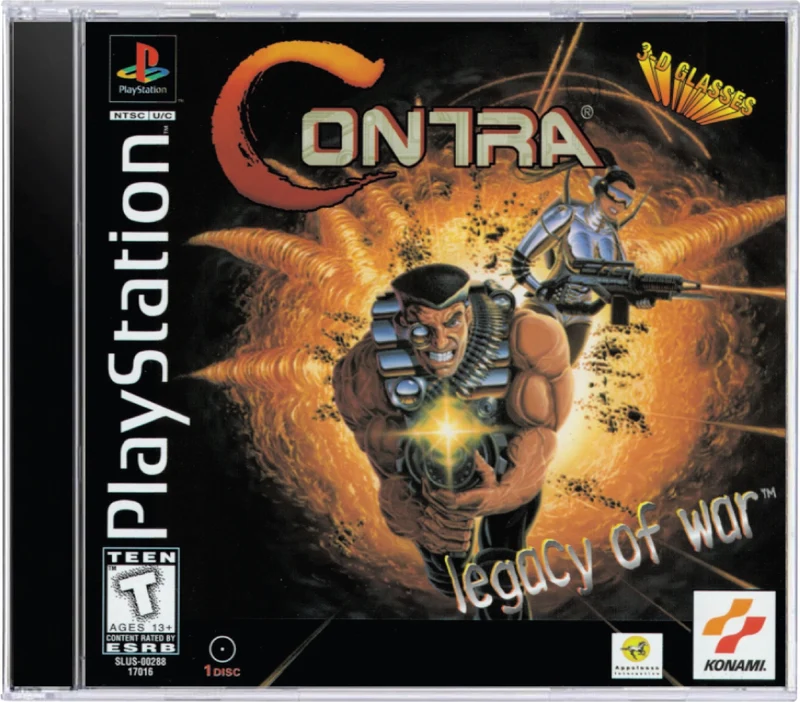 Contra Legacy of War - Sony PlayStation 1 (PS1)