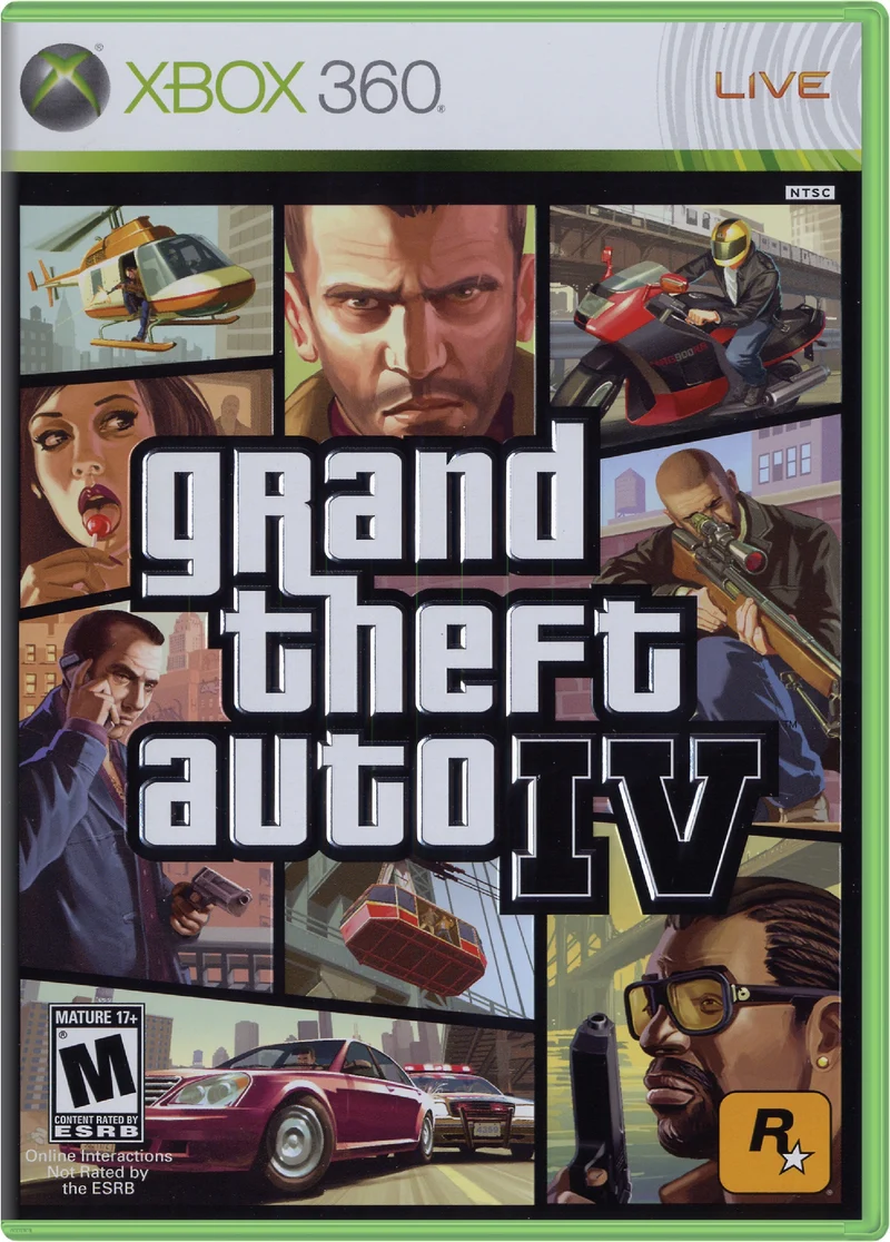 Grand Theft Auto GTA IV - Microsoft Xbox 360