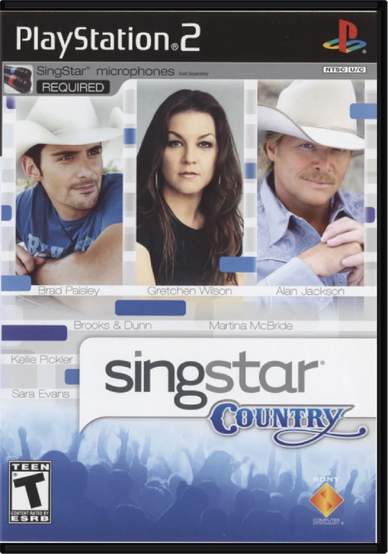 SingStar Country - Sony PlayStation 2 (PS2)
