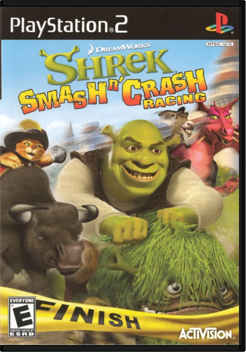 Shrek Smash and Crash Racing - Sony PlayStation 2 (PS2)