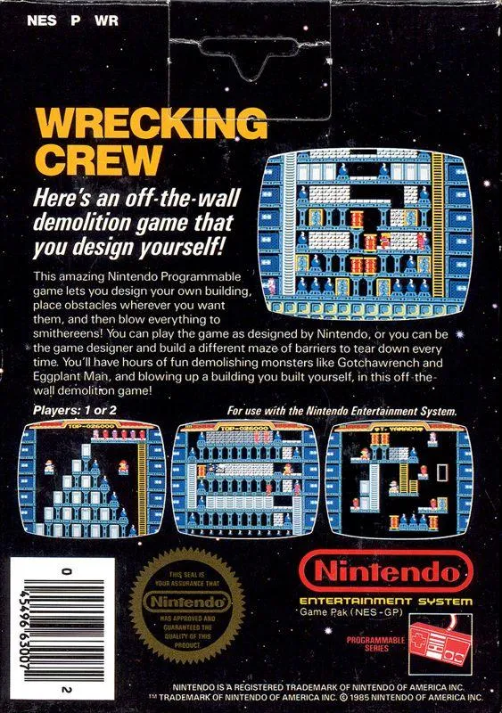 Wrecking Crew - (Complete) (NES)