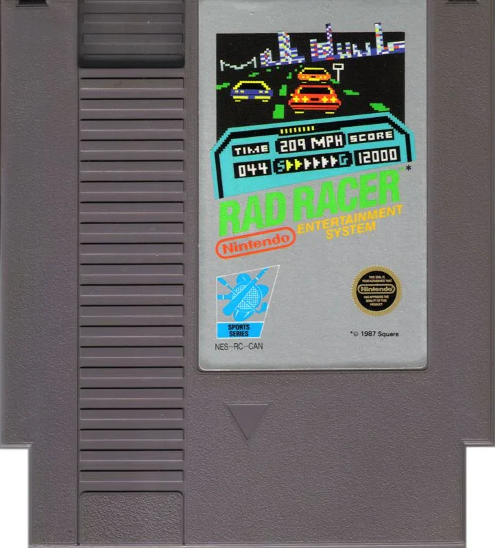 Rad Racer [5 Screw] - (Complete) (NES)