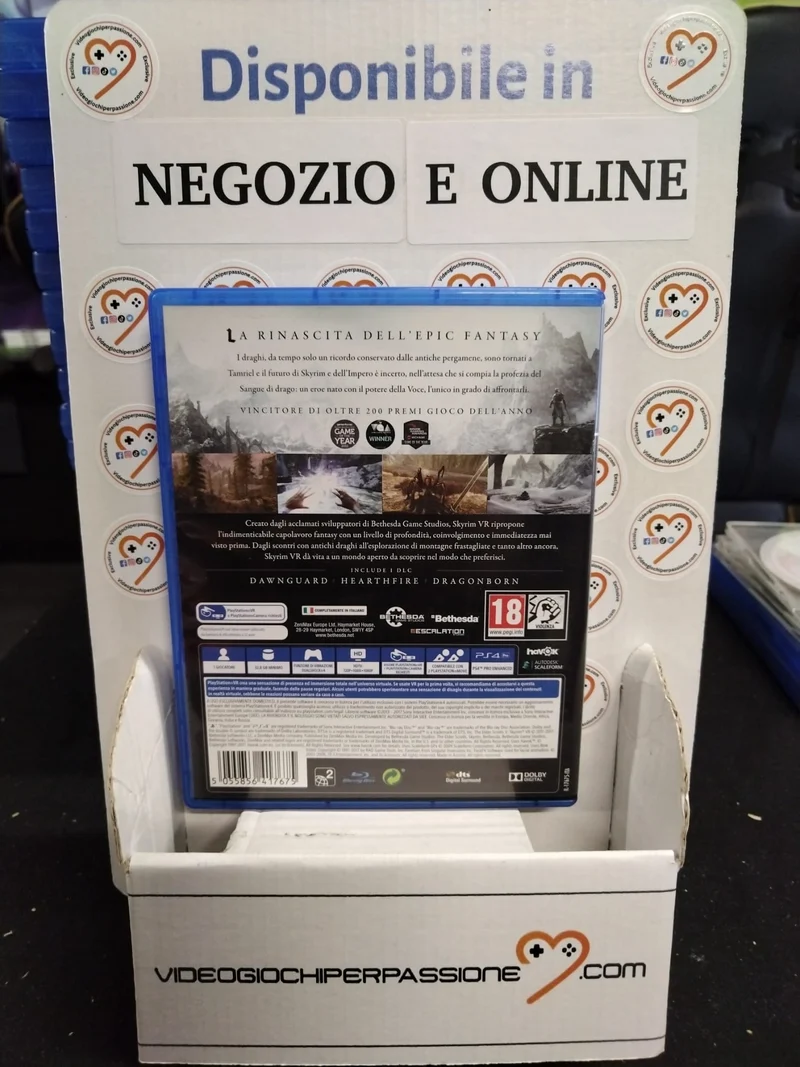 THE ELDER SCROLLS V SKYRIM VR PS4 (completamente in italiano)(usato garantito)