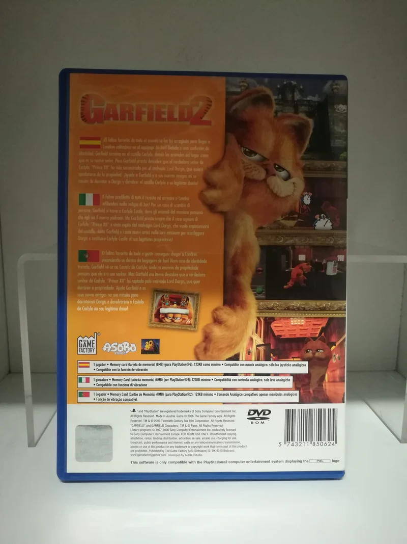 GARFIELD 2 PS2 (usato garantito)
