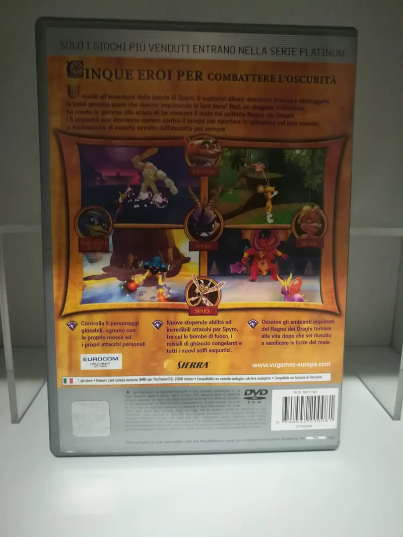 SPYRO : A HERO'S TAIL PS2 (usato garantito)(italiano)