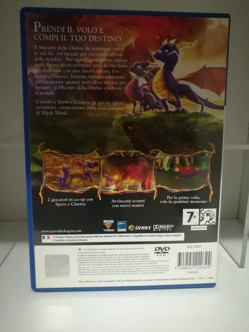THE LENGEND OF SPYRO L'ALBA DEL DRAGO PS2 (usato garantito)(italiano)
