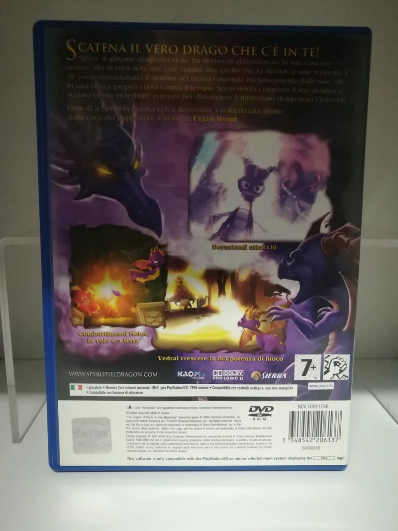 THE LEGEND OF SPYRO A NEW BEGINNING PS2 (usato garantito)(italiano)
