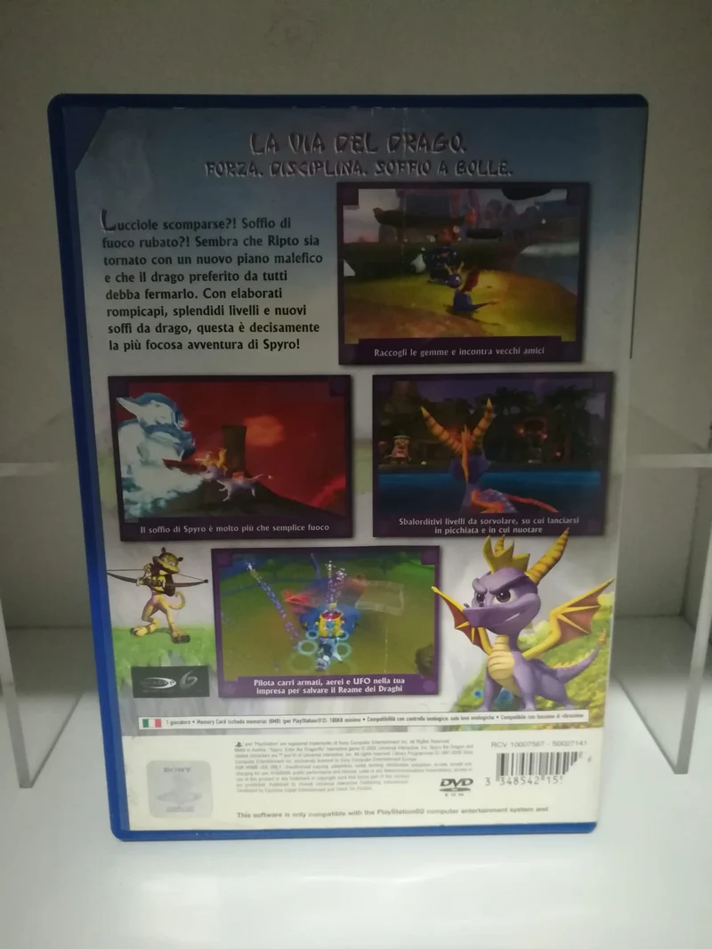 SPYRO ENTER THE DRAGONFLY PS2 (usato garantito)(manca il manuale)