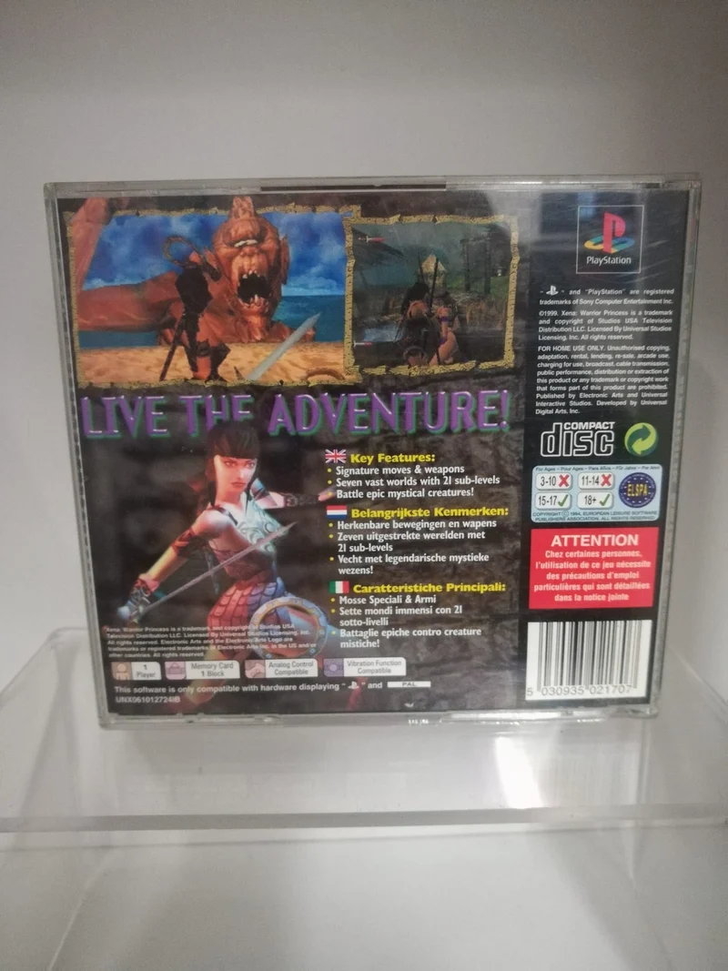 XENA :WARRIOR PRINCESS PS1 (usato garantito)