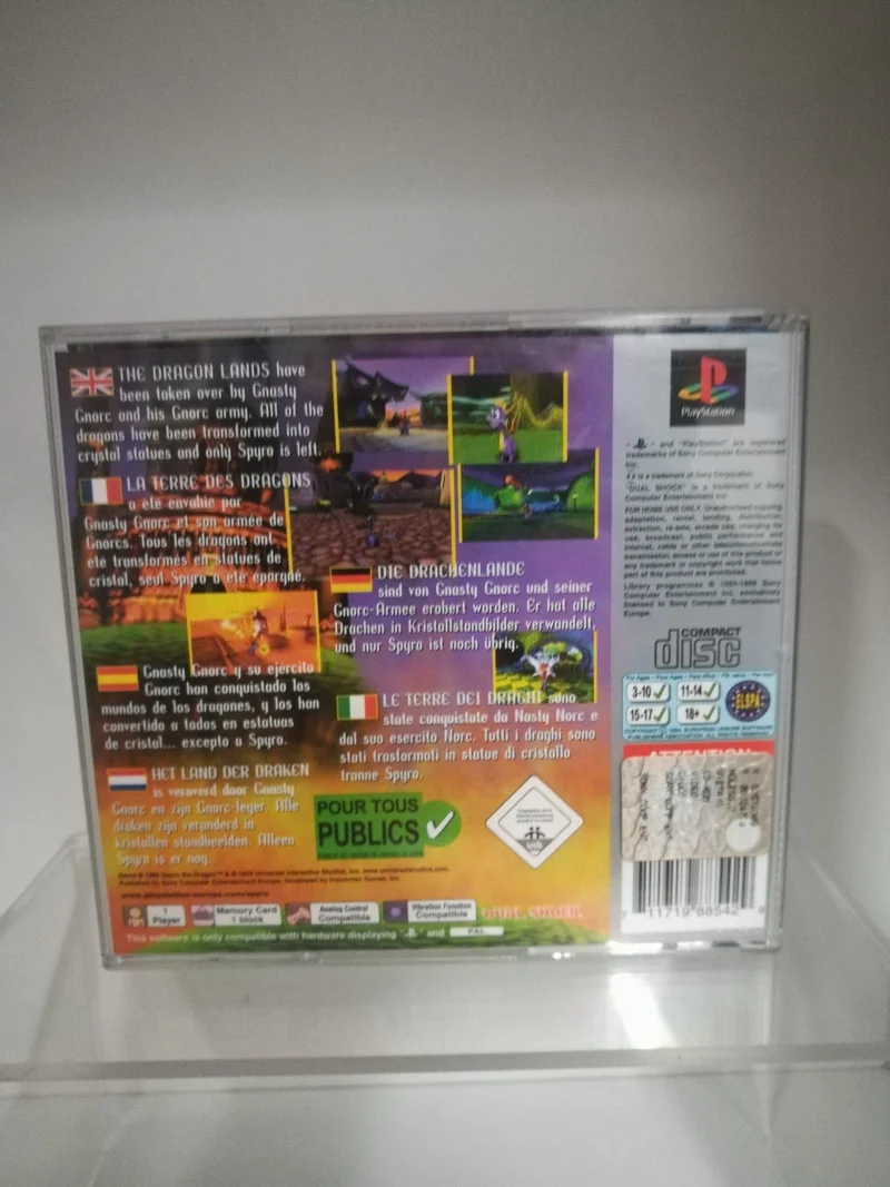 SPYRO THE DRAGON PS1 (versione europea)(usato garantito)