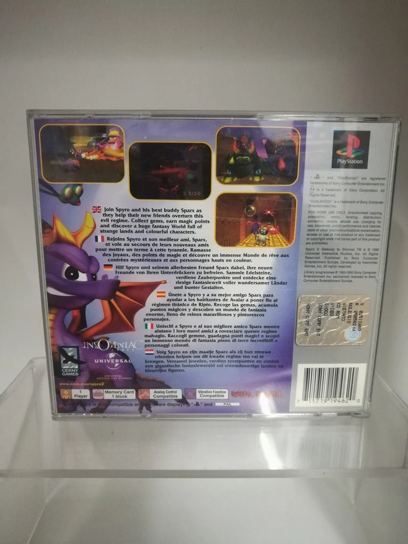 SPYRO 2 : GATEWAY TO GLIMMER PS1 (versione europea)(usato garantito)