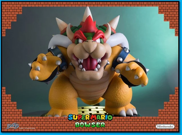 BOWSER FIRST 4 FIGURES - 49 CM -