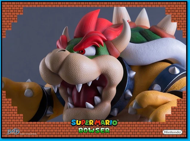 BOWSER FIRST 4 FIGURES - 49 CM -