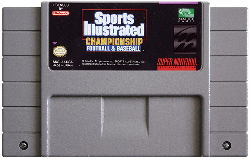 Sports Illustrated Championship Football & Baseball - Nintendo SNES