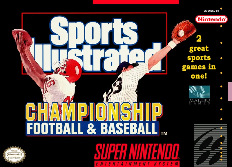 Sports Illustrated Championship Football & Baseball - Nintendo SNES