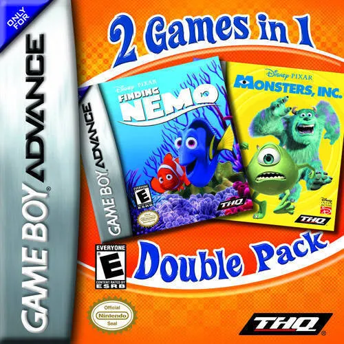 Monsters Inc and Finding Nemo Bundle - Nintendo Game Boy Advance