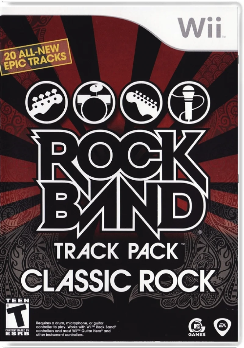 Rock Band Track Pack Classic Rock - Nintendo Wii