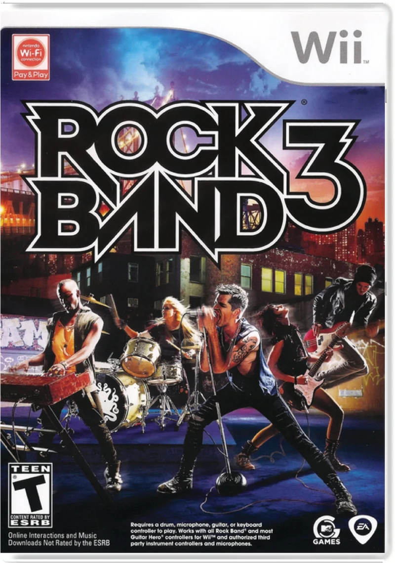 Rock Band 3 - Nintendo Wii