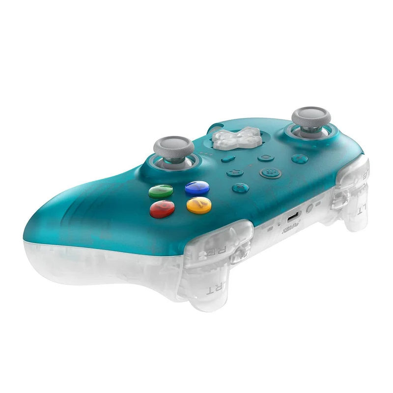 8BitDo Ultimate 2 Wireless Controller [Clear Blue] with Charging Dock for [Windows / Android]