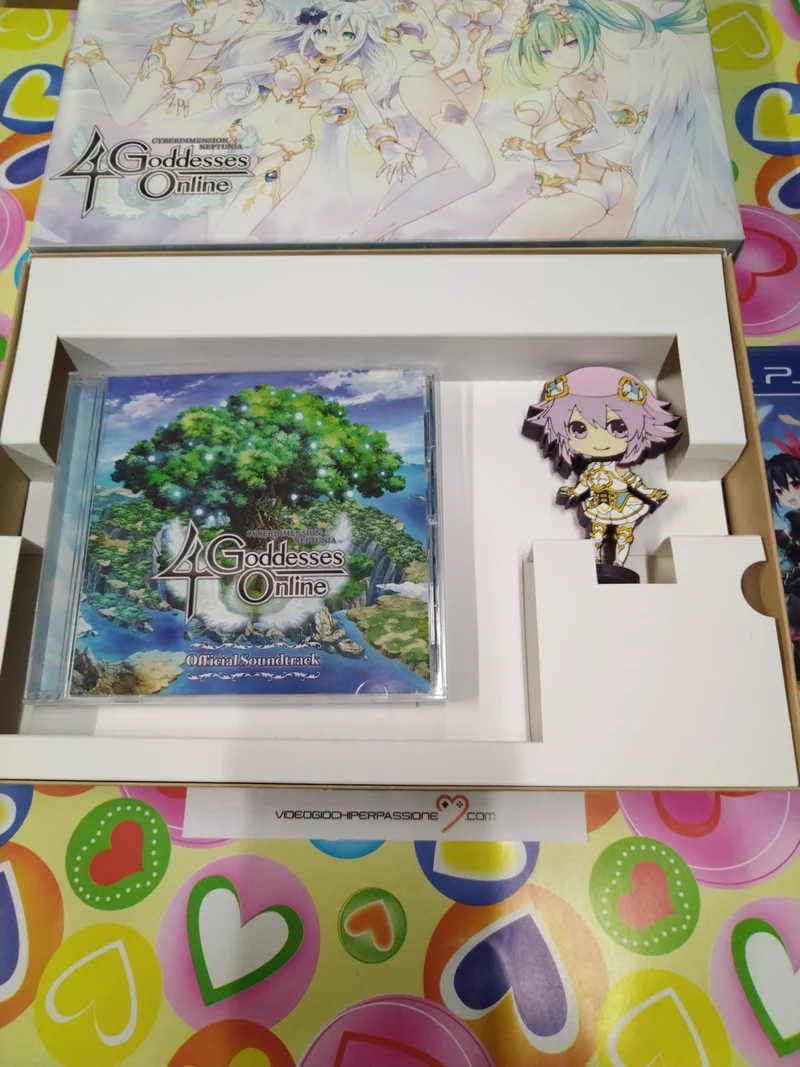CYBERDIMENSION NEPTUNIA 4 GODDESSES ONLINE LIMITED EDITION ps4 (usato)(ver.inglese)