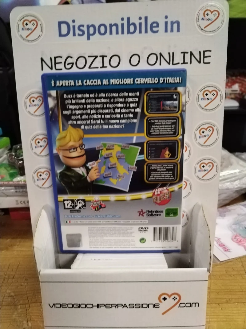 BUZZ! IL QUIZZONE NAZIONALE PS2 (usato)(ver. italiana)
